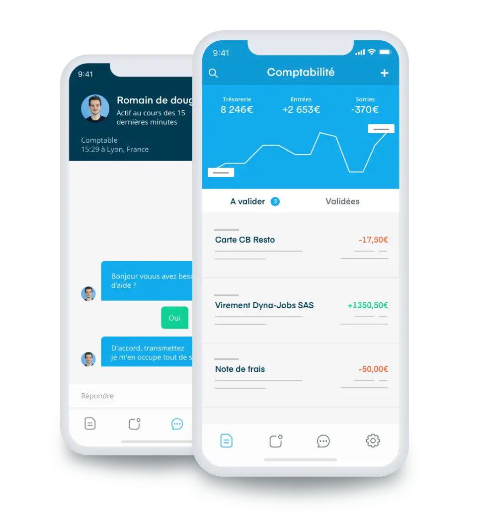 Application mobile Dougs pour expert-comptable en ligne