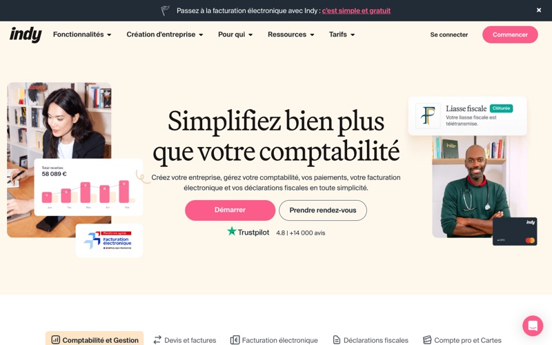 Indy — avis et aperçu du site expert-comptable en ligne
