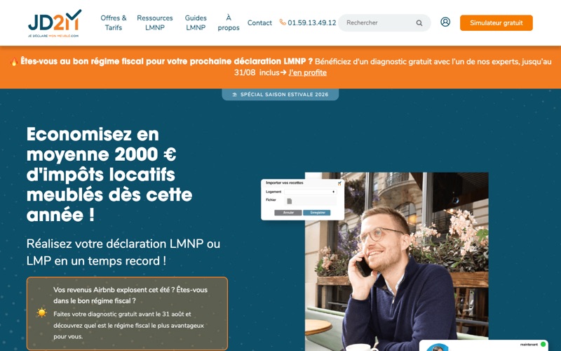 JD2M — avis et aperçu du site expert-comptable en ligne