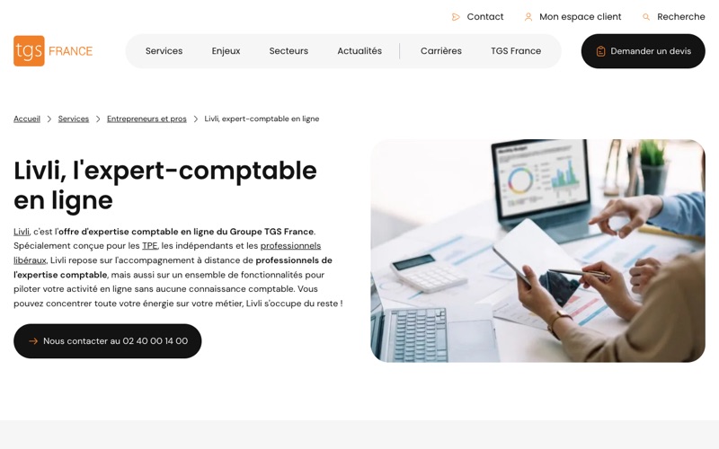 Livli — avis et aperçu du site expert-comptable en ligne