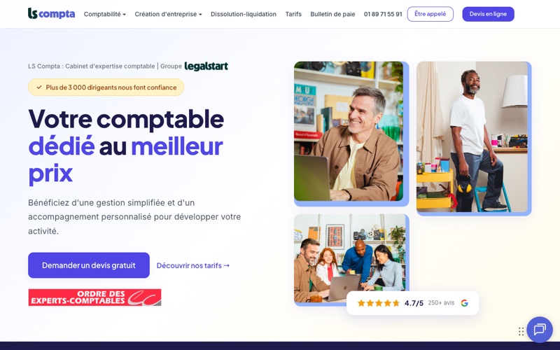 LS Compta — avis et aperçu du site expert-comptable en ligne