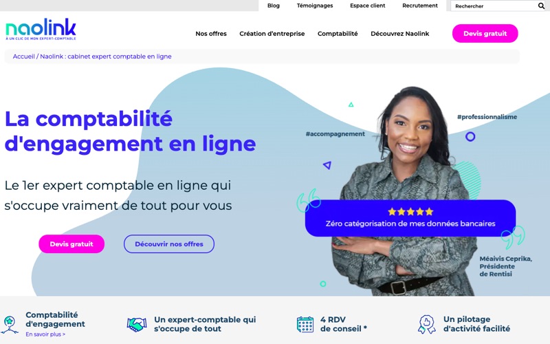 Naolink — avis et aperçu du site expert-comptable en ligne
