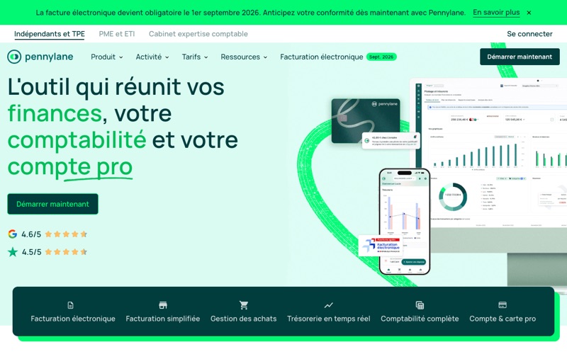 Pennylane — avis et aperçu du site expert-comptable en ligne